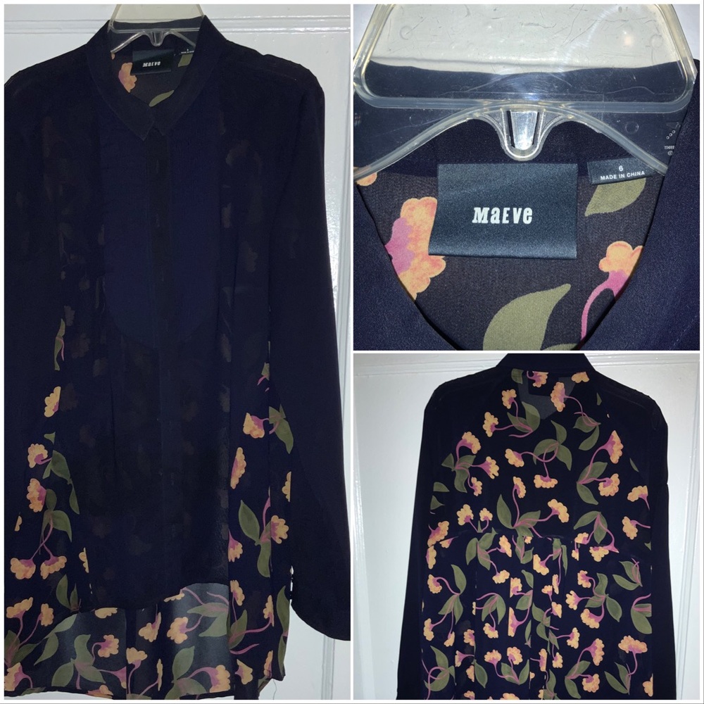 Anthropologie MAEVE Button down blouse